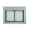 Fireplace Glass Doors Alpine Medium Skyline Nickel AN-1011SN - alternate 1